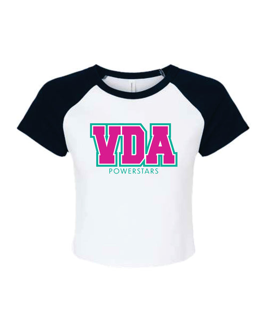 VDA Micro Rib Raglan Baby Tee