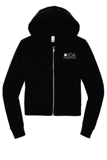 VDA District® Fleece Full-Zip Embroidered Hoodie