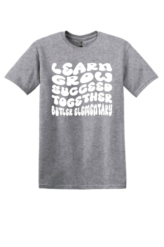 Butler Elementary Learn Grow Succeed - Gildan Softstyle® T-Shirt