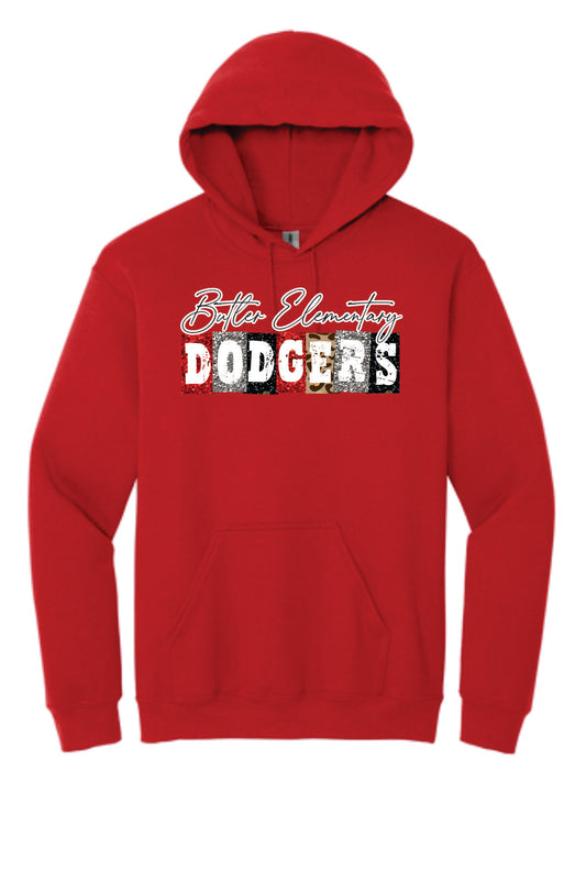 Butler Elementary Dodgers- Gildan® - Heavy Blend™ Hooded Sweatshirt