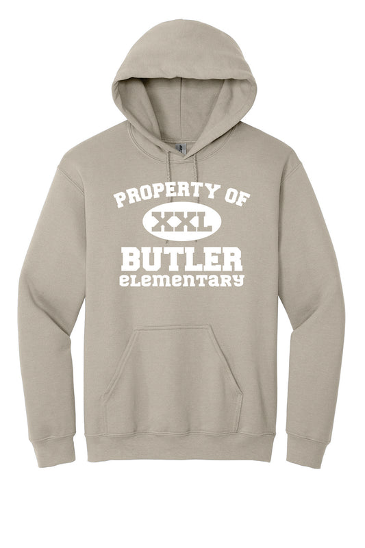 Butler Elementary Property of- Gildan® - Heavy Blend™ Hooded Sweatshirt